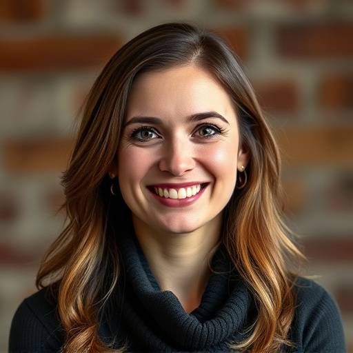 Anya Petrova, Founder and Lead Photographer of Lumiere Lens Studio, smiling